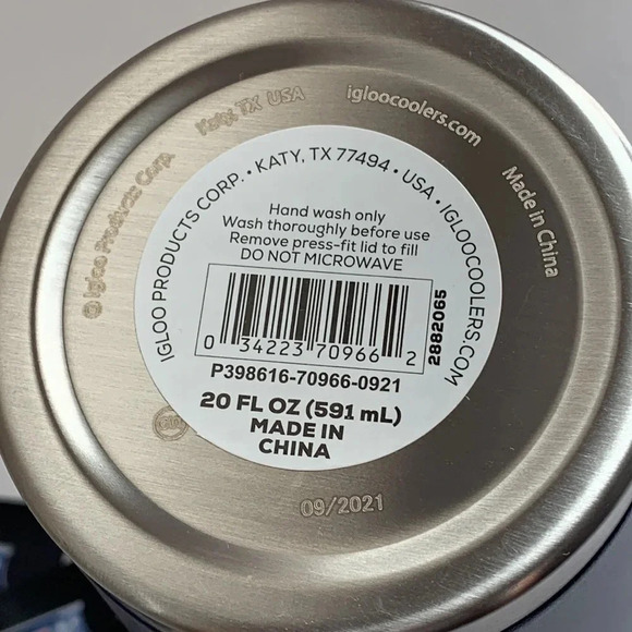 Dallas Cowboys NFL Igloo Stainless Steel Tumbler 20 Oz NWT - Picture 7 of 9